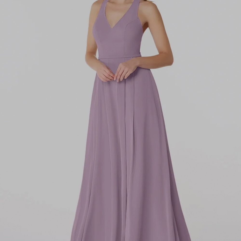 Wisteria Azazie bridesmaids dress - Picture 3 of 4